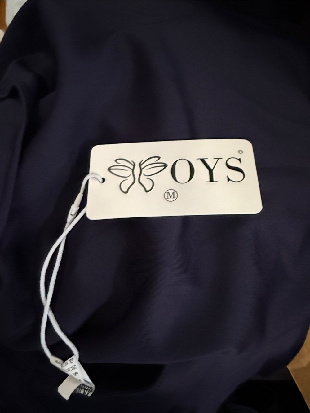 One-Shoulder Navy Evening Gown - Picture 7 of 8